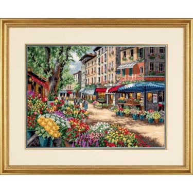 <strong>Paris Market Cross Stitch Kit</strong> <em>Dimensions D35256</em>