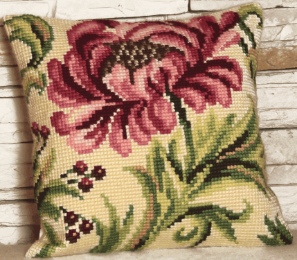 <strong>Wild Rose 1 Cushion Kit</strong> <em>Collection D'Art CD5009</em>