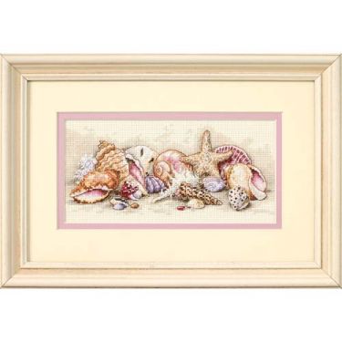 <strong>Seashell Treasures Cross Stitch Kit</strong> <em>Dimensions D65035</em>