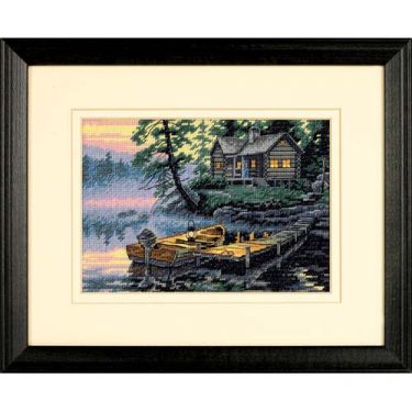 <strong>Morning Lake Cross Stitch Kit</strong> <em>Dimensions D65091</em>