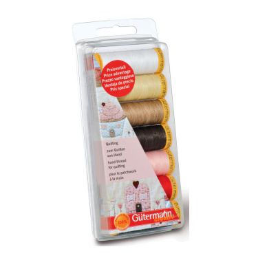 <strong>Thread Set: Hand Quilting: 7 X 80m</strong> <em>Gütermann Thread 731188-1</em>