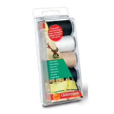 <strong>Thread Set: Extra Strong: 5 X 100m</strong> <em>Gütermann Thread 731307-1</em>