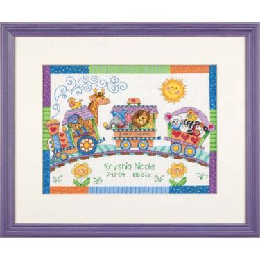 <strong>Baby Express Cross Stitch Kit</strong> <em>Dimensions D73428</em>