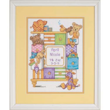 <strong>Baby Drawers Cross Stitch Kit</strong> <em>Dimensions D73538</em>