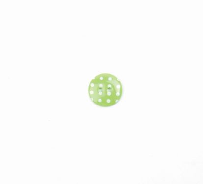 <strong>Novelty Buttons 15mm (Pack of 40) BF/8604 :: Green/White</strong> <em>Crendon Buttons BF-8609</em>