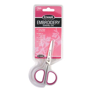 <strong>Soft Grip Embroidery Scissors 110mm | Triumph BT4801</strong> <em>Triumph BT4801</em>