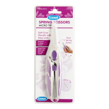 <strong>Micro Tip Spring Action Scissors 165mm | Triumph BT4807</strong> <em>Triumph BT4807</em>