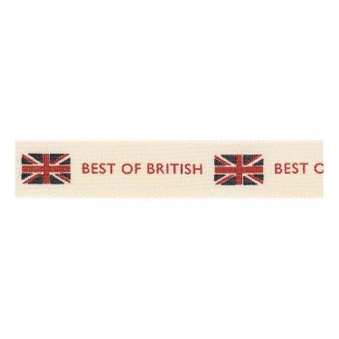 <strong>Berisfords 15mm Multicolour Best of British Natural Ribbon (4m spool)</strong> <em>Berisfords Ribbon C1360315-1</em>