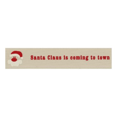 <strong>Berisfords 15mm Pumice Santa Claus is Coming To Town Ribbon (4m spool)</strong> <em>Berisfords Ribbon C1410215-1</em>
