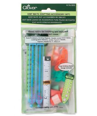 <strong>Knit Mate Knitting Accessory Set</strong> <em>Clover CL3003</em>