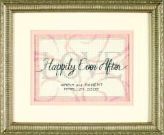 <strong>Happily Ever After Wedding Record Mini Counted Cross Stitch Kit</strong> <em>Dimensions D65045</em>