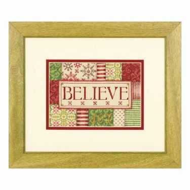 <strong>Counted Cross Stitch: Believe</strong> <em>Dimensions D70-08921</em>