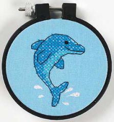 <strong>Dolphin Delight Beginners Cross Stitch Kit</strong> <em>Dimensions D72533</em>