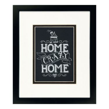 <strong>Classic: Counted Cross Stitch: Home Crazy Home</strong> <em>Dimensions D70-65149</em>