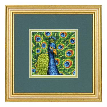 <strong>Needlepoint Kit: Colourful Peacock</strong> <em>Dimensions D71-07242</em>