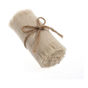 <strong>Large Cream Hessian Fabric Pack of 3 Rolls</strong> <em>Groves and Banks EHENG052</em>