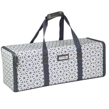 <strong>Die Cut Storage Case</strong> <span>Grey & White Geometric, Carry Bag for Cricut, Silhouette and Most Diecut Machines</span> <em>Everything Mary EVM12862-1</em>