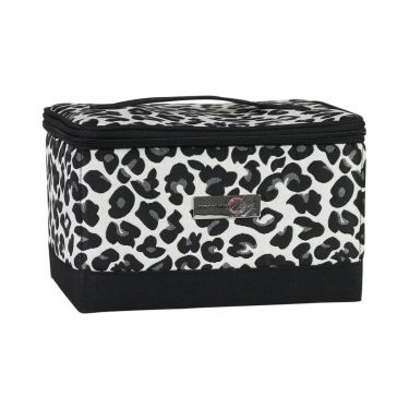 <strong>Sewing Box with Compartments</strong> <span>Cheetah Print, Collapsible Storage and Organiser Basket for Sewing Supplies, Accessories, Thread, Needles and Scissors</span> <em>Everything Mary EVM13201-1</em>