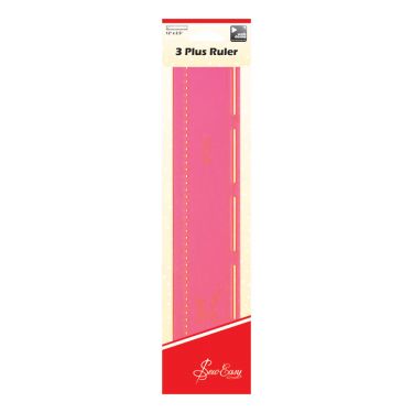 <strong>3 Plus Ruler</strong> <em>Sew Easy ERGG09-PNK</em>