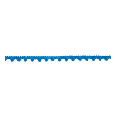 <strong>Pom Pom Trimming 27.4m X 7mm :: Turquoise</strong> <em>Essential Trimmings ET600-547</em>