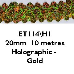 <strong>Hologram Stretch Sequin Trim</strong> <em>Essential Trimmings ET114----</em>