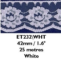 <strong>Nylon Lace 42mm</strong> <em>Essential Trimmings ET232----</em>