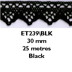 <strong>Cotton Lace 30mm</strong> <em>Essential Trimmings ET239----</em>