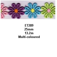 <strong>Daisy Trim 25mm 289</strong> <em>Essential Trimmings ET289</em>