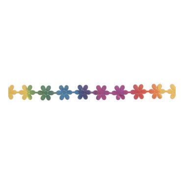 <strong>Flower Trim 25m X 10mm Multi-coloured</strong> <em>Essential Trimmings ET613-MUL</em>