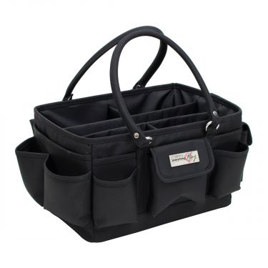 <strong>Craft Organiser Bag</strong> <span>Black, Collapsible Caddy and Tote with Compartments for Sewing, Scrapbooking, Paper Craft and Art</span> <em>Everything Mary EVM9152-18</em>
