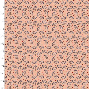 <strong>Cotton Craft Fabric 110cm wide x 1m Madison Collection</strong> <span>Spray</span> <em>Sewing Online 16517-CRL</em>