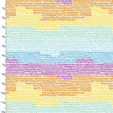 <strong>Cotton Craft Fabric 110cm wide x 1m Summer Song Collection-Mosiac</strong> <em>Sewing Online 17272-MULTI</em>