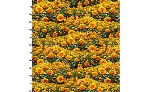 <strong>Cotton Craft Fabric 110cm wide x 1m C'est Magnifique Collection-Fields Of Gold</strong> <em>Sewing Online 22924-YLW</em>