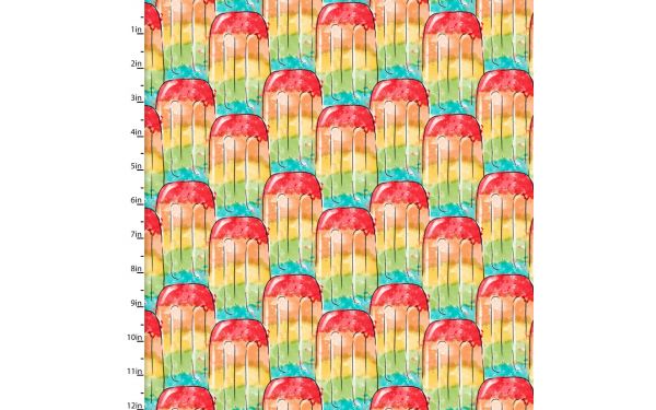 <strong>Cotton Craft Fabric 110cm wide x 1m Sweet Summertime Collection-Rainbow Pop</strong> <em>Sewing Online 22951-MLT</em>
