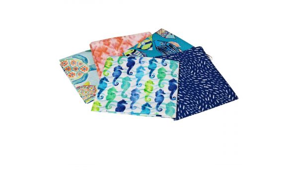 <strong>Sandsational Design Fat Quarter Bundle 1-Pack of 5 Cotton Fat Quarters</strong> <em>Sewing Online FE0146</em>