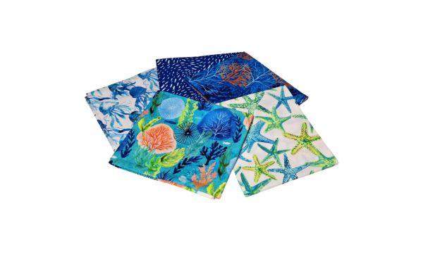 <strong>Sandsational Design Fat Quarter Bundle 2-Pack of 5 Cotton Fat Quarters</strong> <em>Sewing Online FE0147</em>