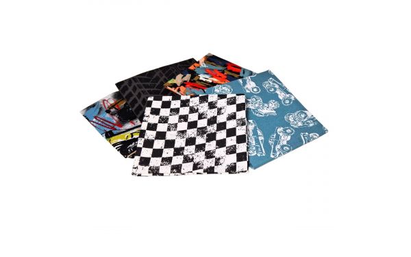 <strong>Mash The Throttle Design Fat Quarter Bundle -Pack of 5 Cotton Fat Quarters</strong> <em>Sewing Online FE0151</em>