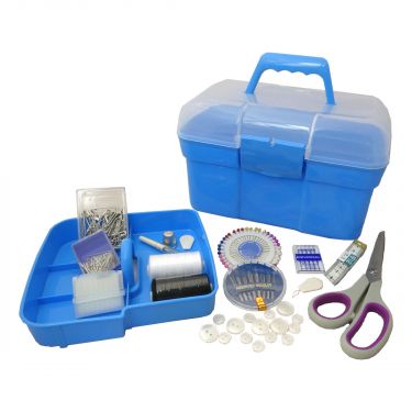 <strong>Blue Deluxe Filled Sewing Kit | Hemline A2076/G001</strong> <em>Hemline A2076-G001</em>