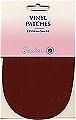 <strong>Hemline H699.L.BRN</strong> <span>2x Brown Sew-In Vinyl Patch, 10x15cm</span> <em>Hemline H699-L-BRN</em>