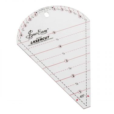<strong>Patchwork Template 45 Degrees Petal Petals 1in-5in</strong> <em>Sew Easy NL4206</em>