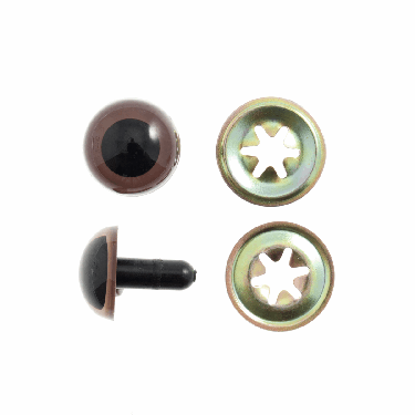 <strong>Toy Eyes: Teddy: 10mm: Brown: 6 Pack</strong> <em>Trimits CB010</em>