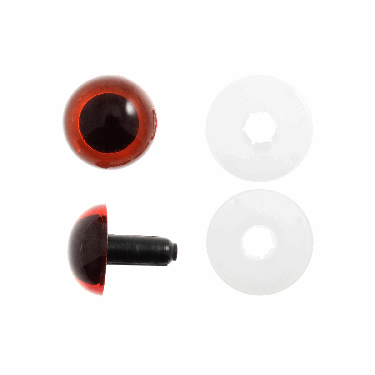 <strong>Toy Eyes: Teddy: Safety: 12mm: Amber 6 Pack</strong> <em>Trimits CB022</em>