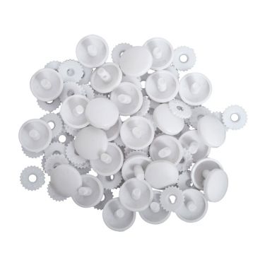 <strong>Bulk Self Cover Buttons Nylon :: 29mm</strong> <em>Hemline PB475-29</em>