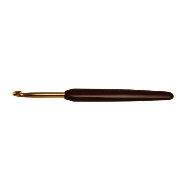 <strong>Waves Single Ended Aluminium Gold Crochet Hook</strong> <em>Knitpro KP308-01-09-81-86-</em>