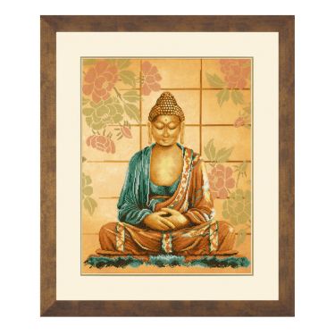 <strong>Counted Cross Stitch Kit: Buddha (Evenweave)</strong> <em>Lanarte PN-0008040</em>