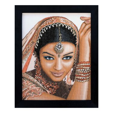 <strong>Counted Cross Stitch Kit: Indian Model (Evenweave)</strong> <em>Lanarte PN-0008160</em>