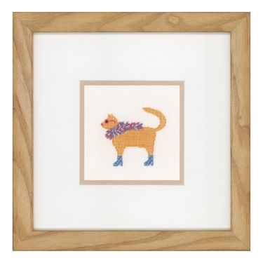 <strong>Counted Cross Stitch Kit: Rock Cats II (Linen)</strong> <em>Lanarte PN-0150010</em>