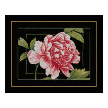 <strong>Counted Cross Stitch Kit: Pink Rose (Aida)</strong> <em>Lanarte PN-0155749</em>