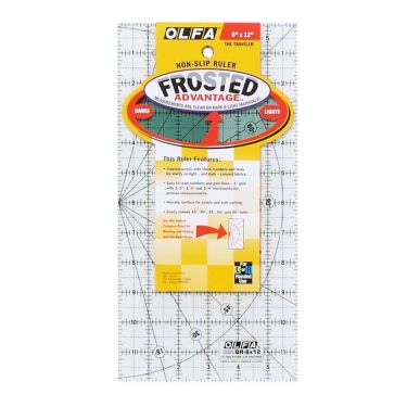 <strong>Quilting Rule: Non Slip: 6 x 12 inch</strong> <em>Olfa QR612</em>