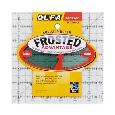 <strong>Quilting Rule: Non Slip: 6.5 x 6.5in</strong> <em>Olfa QR6S</em>